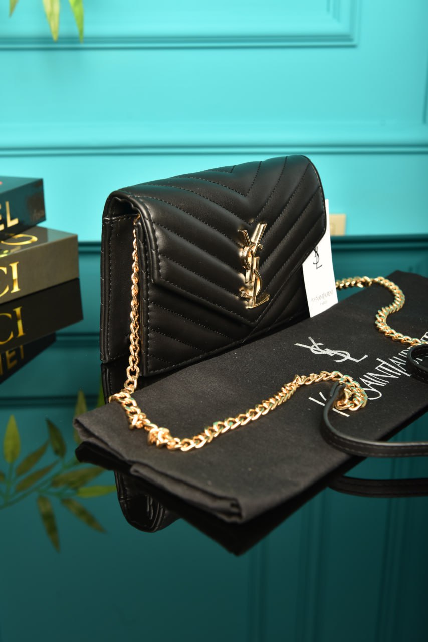 YSI - Cassandre Leather Wallet on Chain