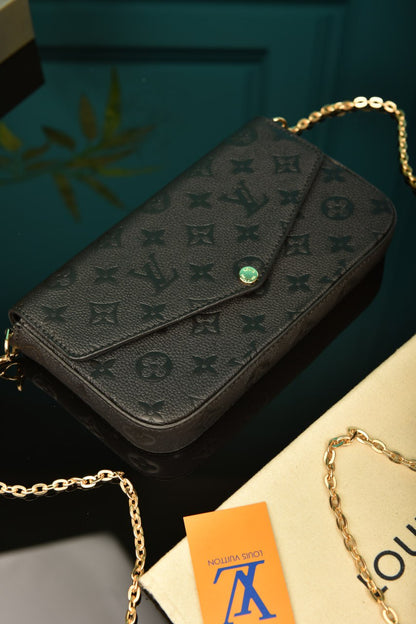 Félicie Pochette Bag Black